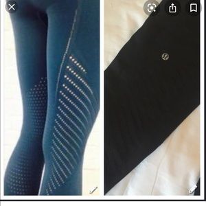 Lululemon burgundy 28” running tight